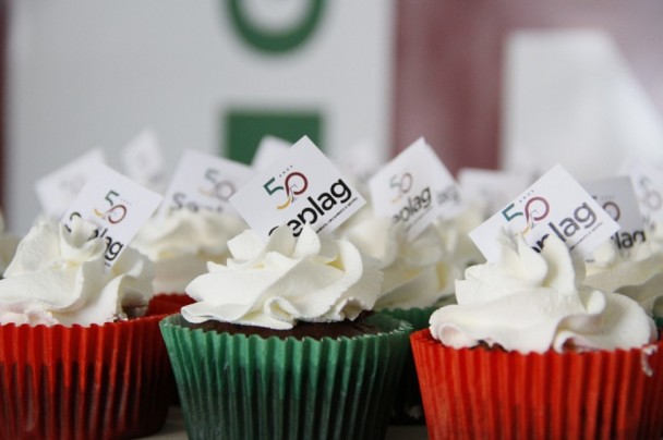 Ao final, servidores foram presenteados com um cupcake dos 50 Anos da Seplag
