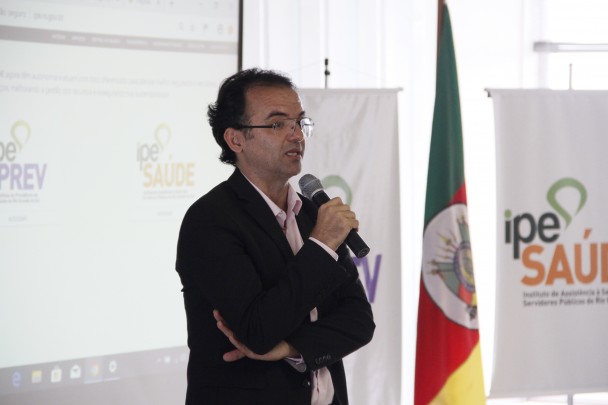 O secretário adjunto de Gestão da Seplag, Marcelo Alves, prestigiou o lançamento do novo site