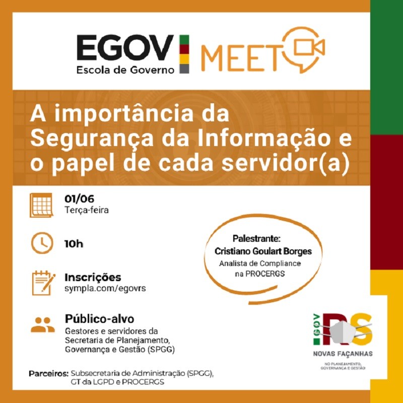 egov meet segurança da informação e papel de cada servidor