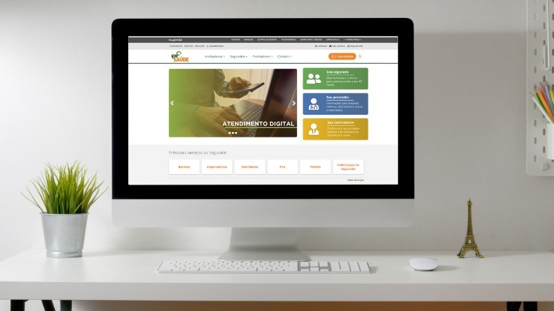 Site apresenta serviços de forma mais acessível aos usuários