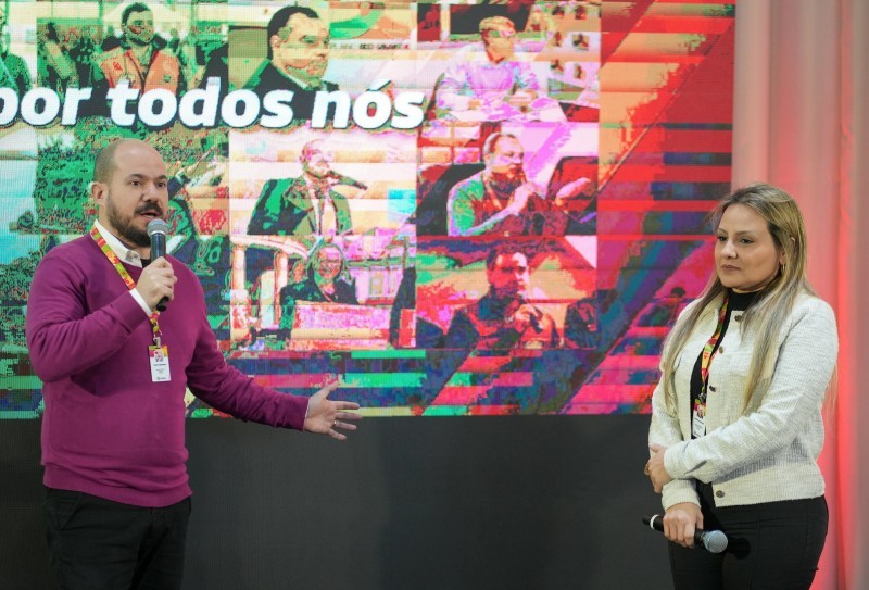 Os titulares da Serg e da SPGG, Pedro Capeluppi e Danielle Calazans, conduziram atividades durante o seminário