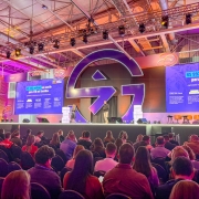 A apresentação ocorreu no palco principal do evento de inovação, que é correalizado pelo governo do Estado